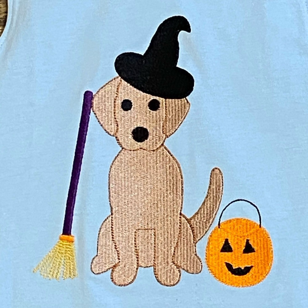 Halloween Pumpkin Puppy Outfit Set Boy's Newborn First Patch Fall Photo Shoot - Picture 5 of 10